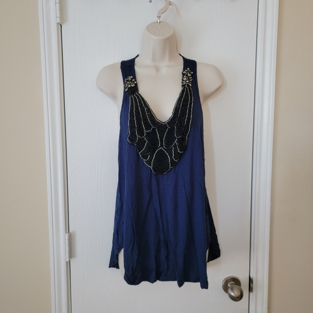 Young Fabulous and broke Beaded Tank